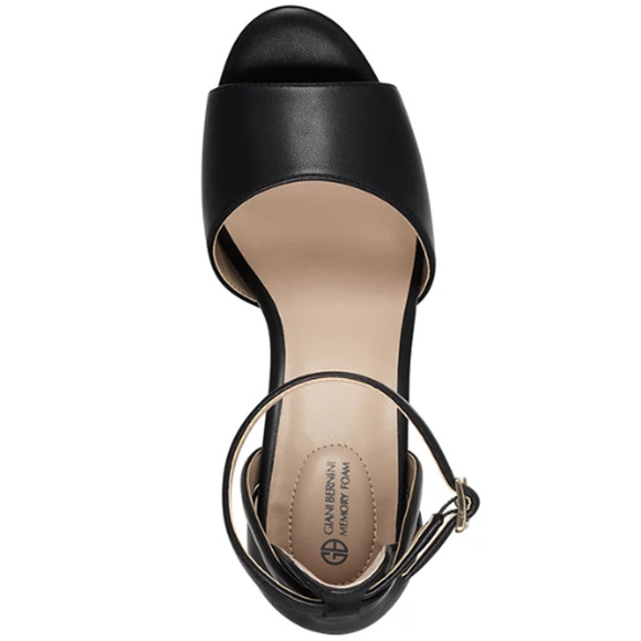 Giani Bernini Clarrice Memory Foam Dress Sandals Black 8.5 - Picture 2 of 8